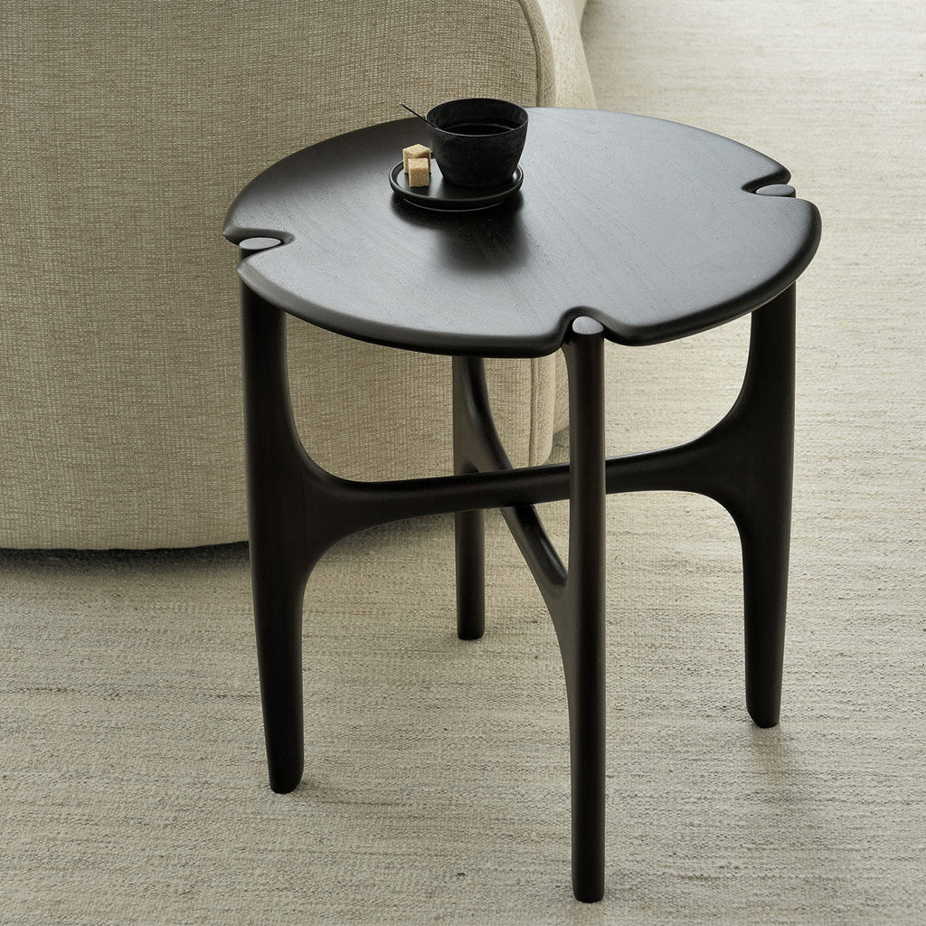 Table d'appoint Polished Imperfect en acajou - Marron
