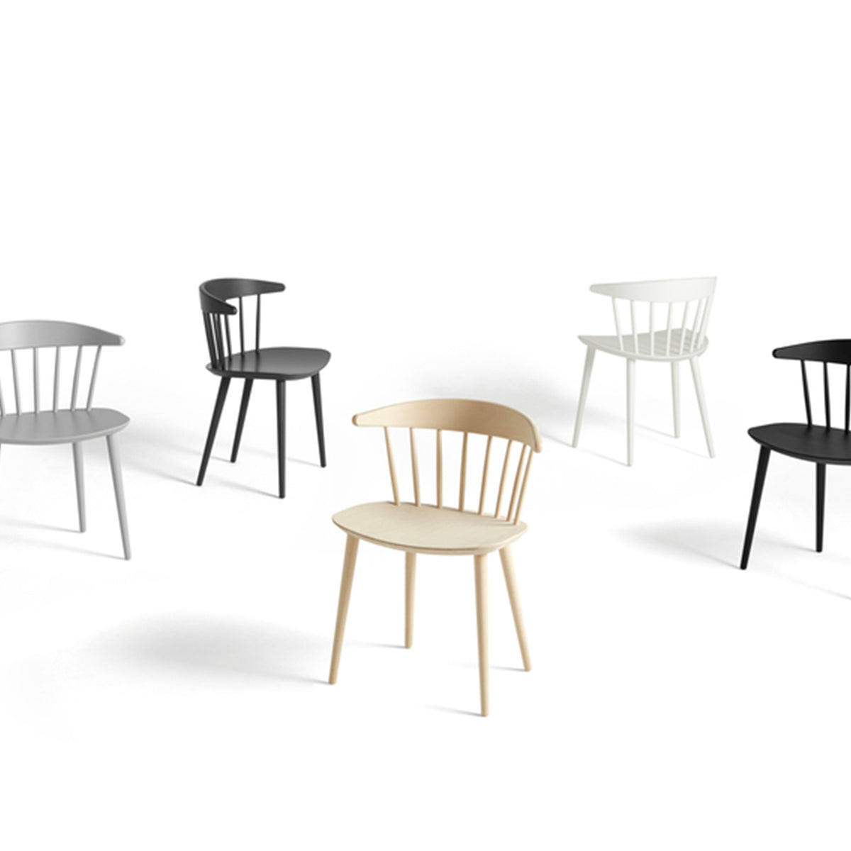 Chaise J104 en hêtre Naturel