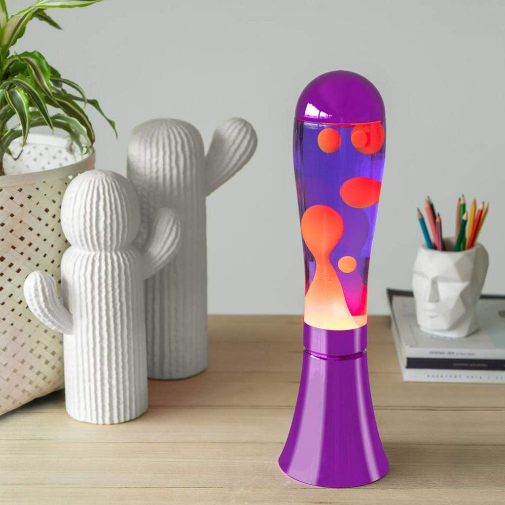 Lampe Lava Magma Violet & Rouge